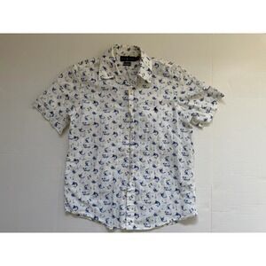 Ralph Lauren RL Classic Untucked Fit Men's Size M Button Up Collared Shirt